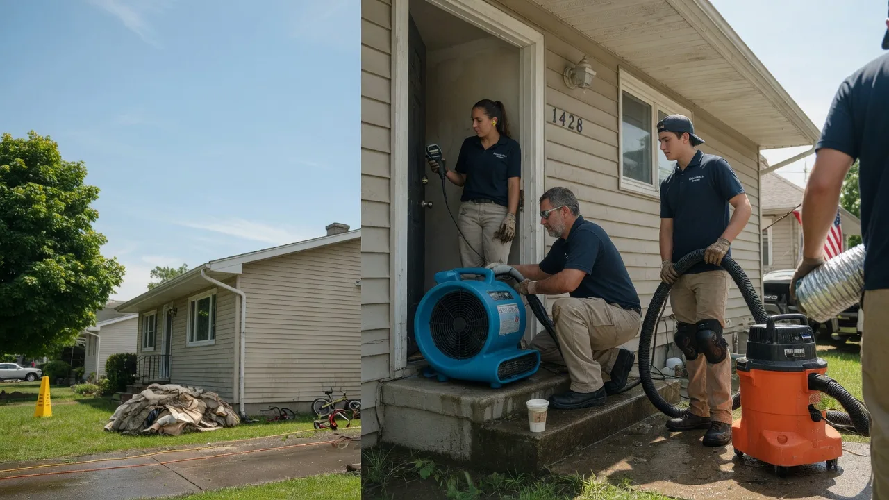Water Damage Restoration in De Graff, OH near me